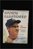 Hank Bauer autographed sports illustrated 1957
