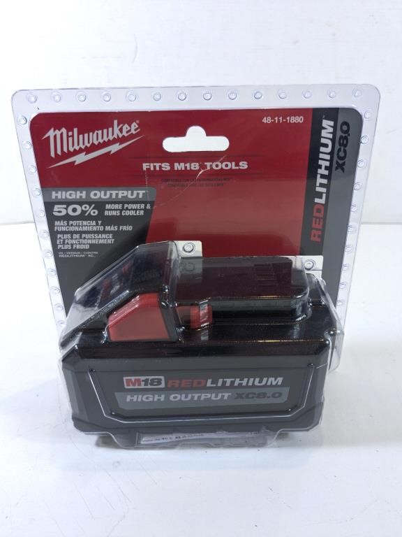 NEW Milwaukee M18 Red Lithium Battery