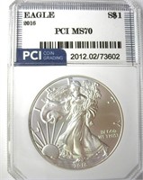 2016 Silver Eagle PCI MS70