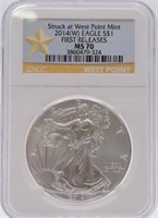 2014-W Silver Eagle NGC MS70