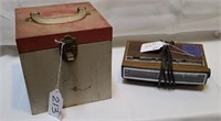 Vintage Tin & Electric Clock/Radio