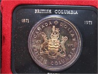 1971 CANADIAN CASED SILVER DOLLAR