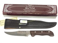 Maxam Lone Wolf Sheath Knife, New in Box