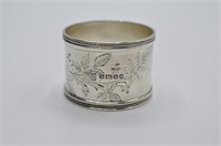 Engraved Silver Napkin Rings