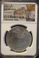 1890-CC Certified Uncirculated Morgan Dollar