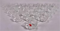 Crystal punch cups (26) - 3" diameter