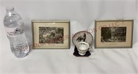 Currier & Ives Mini Prints, Kentucky Cup & Saucer