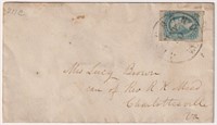 Confederate States Stamps #11 tied on Cover by Ric