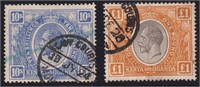 Kenya Uganda and Tanzania stamps #36-37, CV $412.5