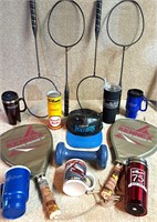 TENNIS & BADMINTON RACQUETS PANTHERS HAT & CUPS