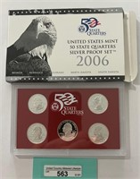2006 US Mint Quarters Silver Proof Set
