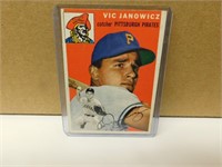 1954 Topps Victor Janowicz #16 Baseball Card