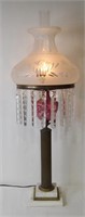 Antique Victorian Electrified Parlor Lamp
