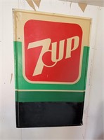 48x72 Plastic 7 Up Sign