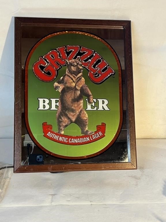GRIZZLY BEER MIRROR LITE