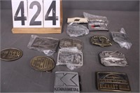 14 Miner Belt Buckles Includes Peabody Coal Co