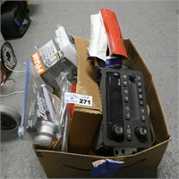 Box Lot Car Parts, Household Goods, Etc