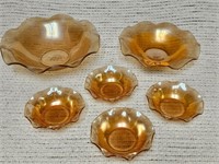 Marigold Carnival Glassware Set