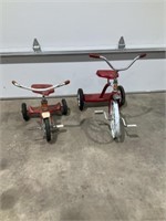 Child’s tricycles, 1 no front rubber