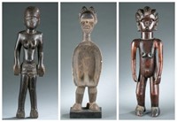 3 West African Sculptures. 20th century.