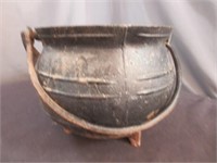 Cast Iron Cauldron , Rusted Bottom