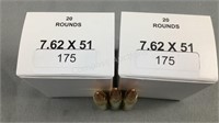 (40) Rnds Reloaded 7.62x51 Ammo