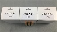 (60) Rnds Reloaded 7.62x51 Ammo