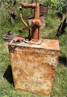 Vintage Oil Dispenser, Pump and Tank in Good