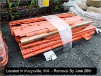 LOT, ASSORTED ROAD PLATE RAMPS ON THIS PALLET