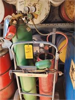 TORCH CART, TORCH, HOSES, NO TANKS