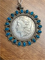1900 Morgan One Dollar Coin Necklace