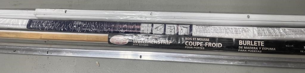 4 packs of weather stripping for doors. 7Ft L