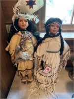 2 Indian Dolls