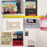 Original Super Nintendo SNES Mario Cart W/ Box