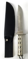 8" SS Hunting Survival Knife Kit, Storage Handle