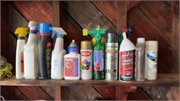 Miscellaneous spray, paints, and cleaning