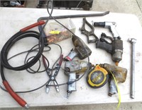 Air tools, breaker bar,  copper fittings, misc.