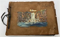 Photo Album from 1920's,Hawaii,Leather Cover