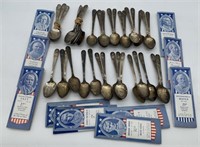 40+ pcs Sterling Silver Spoons,1-31 Presidents