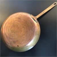HEAVY COPPER FRYING PAN MADE IN FRANCE