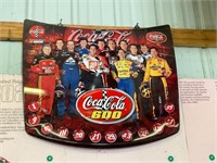 Coca Cola NASCAR Hood Decor
