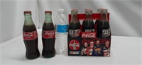 NASCAR collectible Coca-Cola bottles, unopened
