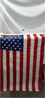American flag 100% nylon, with flagpole
