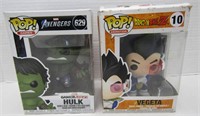 2 Funk Pops - Hulk & Vegeta