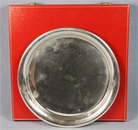 Cartier Pewter Plate w/ Box & Bag