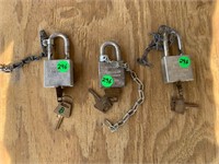 Locks with keys