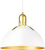 AUTELO Modern 14 Pendant Light - White/Gold