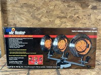Mr Heater Triple Burner Propane Heater Model Mh45t