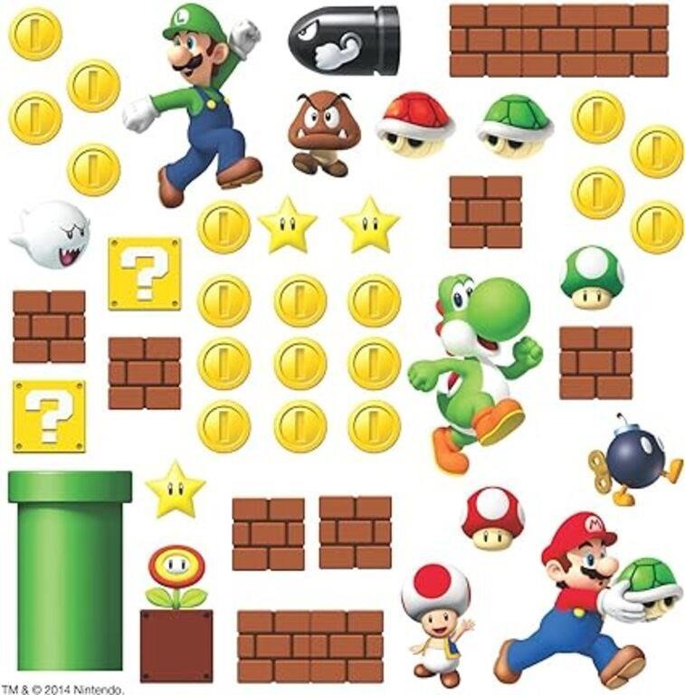 (N) RoomMates RMK2351SCS Nintendo Super Mario Buil