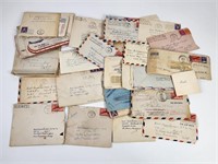 ASSORTED LOT OF US AIR MAIL LETTERS ENVELOPES